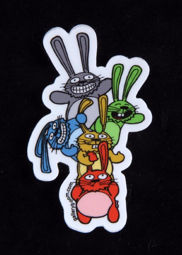 Mini Boom Bunnies Sticker