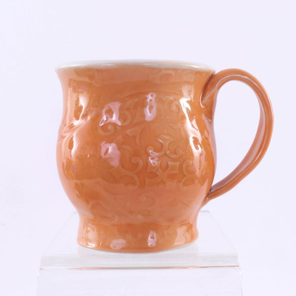 Hand Built Porcelain Mug - Melon