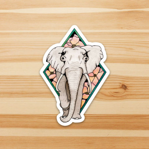 Elle the Elephant Sticker