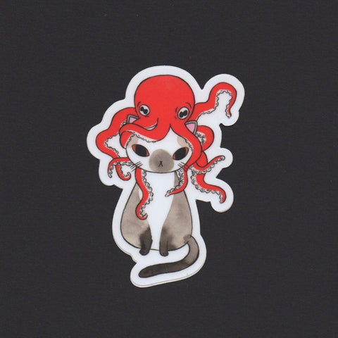 Octopus Cat / Octopussy Sticker