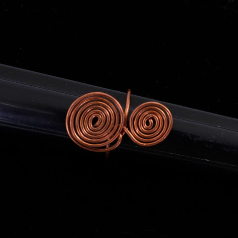 Wire Wrapped Copper Ring - size 10 3/4