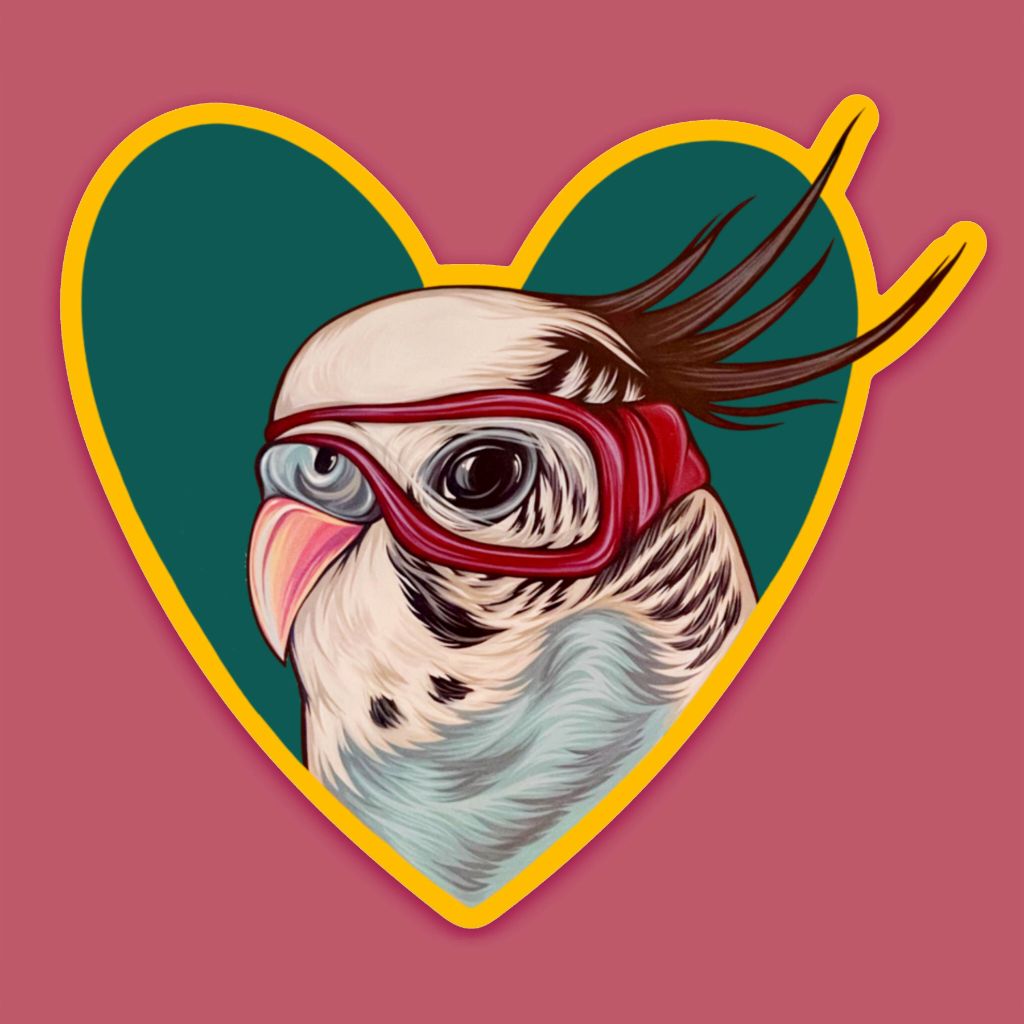 Love Bird Sticker