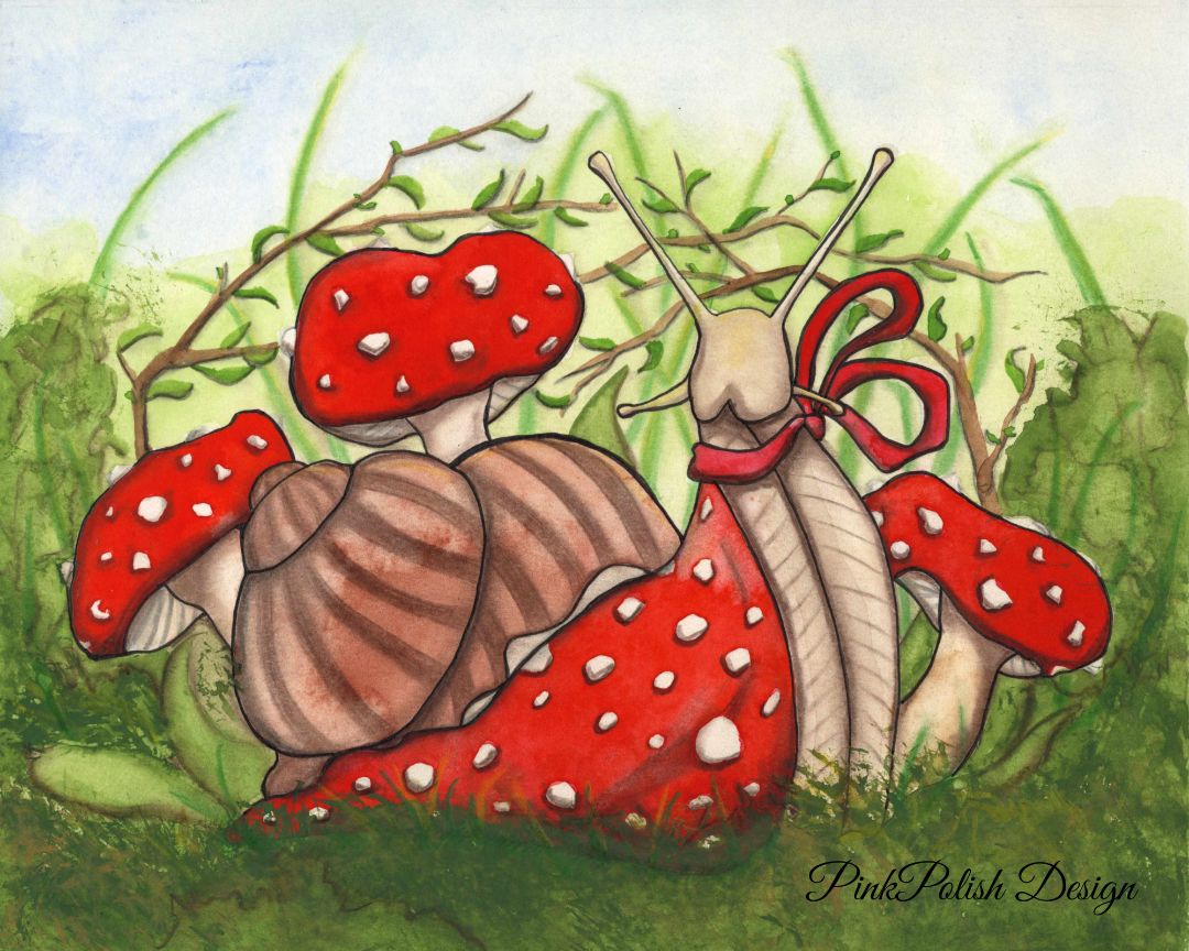 Ms. Fantabulous Snail Art Print