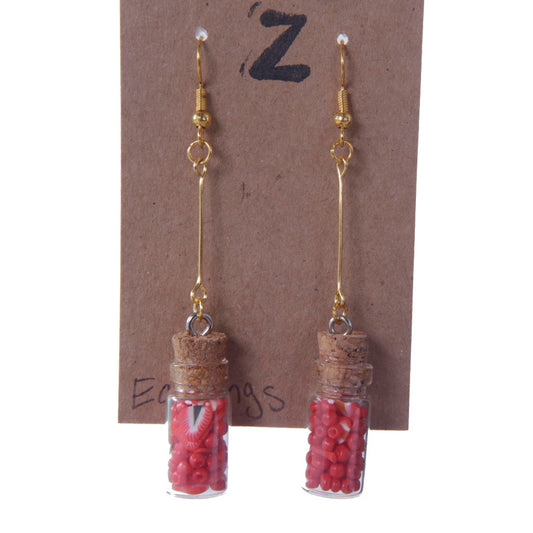 Strawberry Jam Dangle Earrings