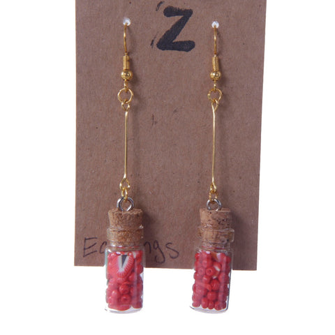 Strawberry Jam Dangle Earrings