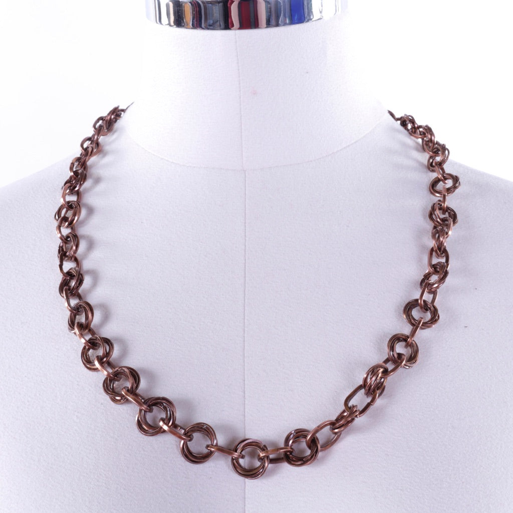 Mobius Weave Copper Wire Necklace