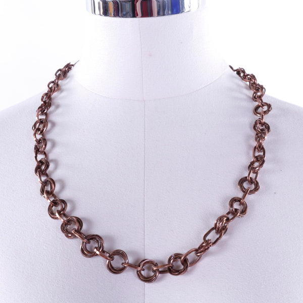 Mobius Weave Copper Wire Necklace