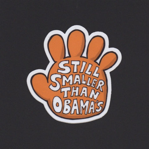 Handsy Political Sticker