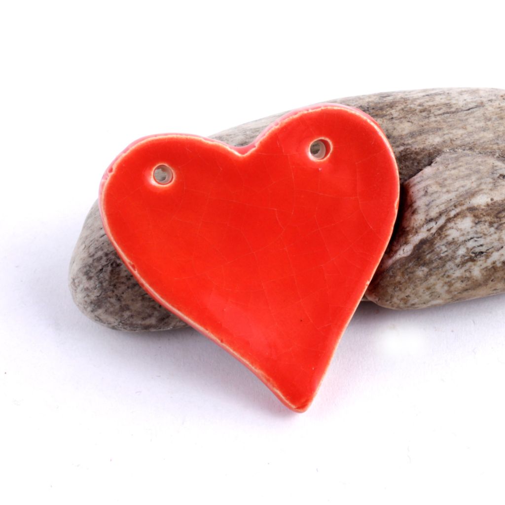 Red Ceramic Heart