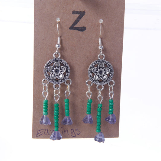 Flower Dangle Earrings