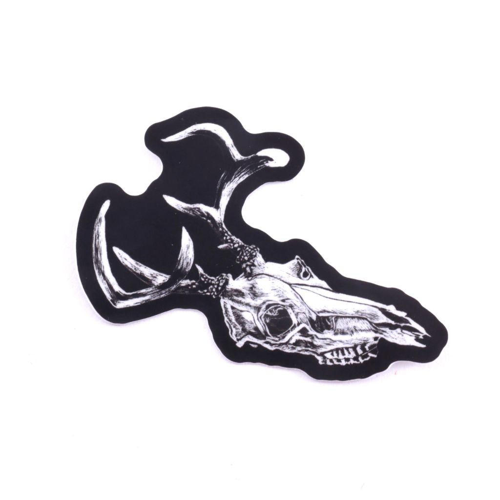 Deer Skull Sticker