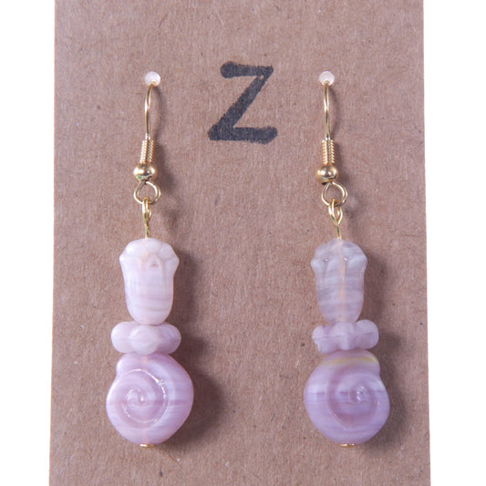 Lavender Dangle Earrings