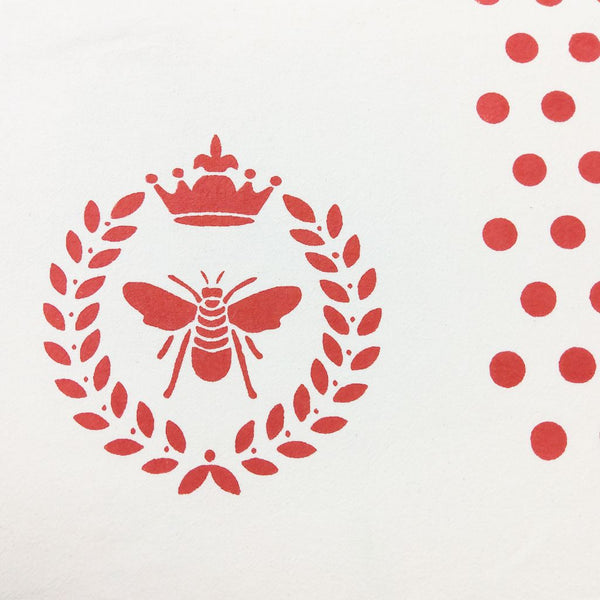 Queen Bee Printed Towel