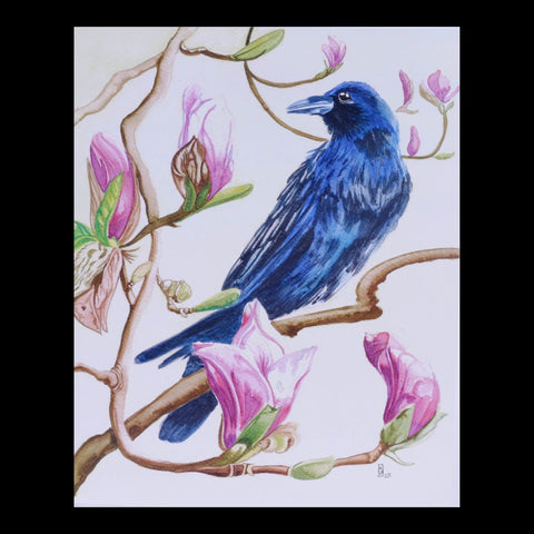 Raven & Magnolias Print 8 x 10