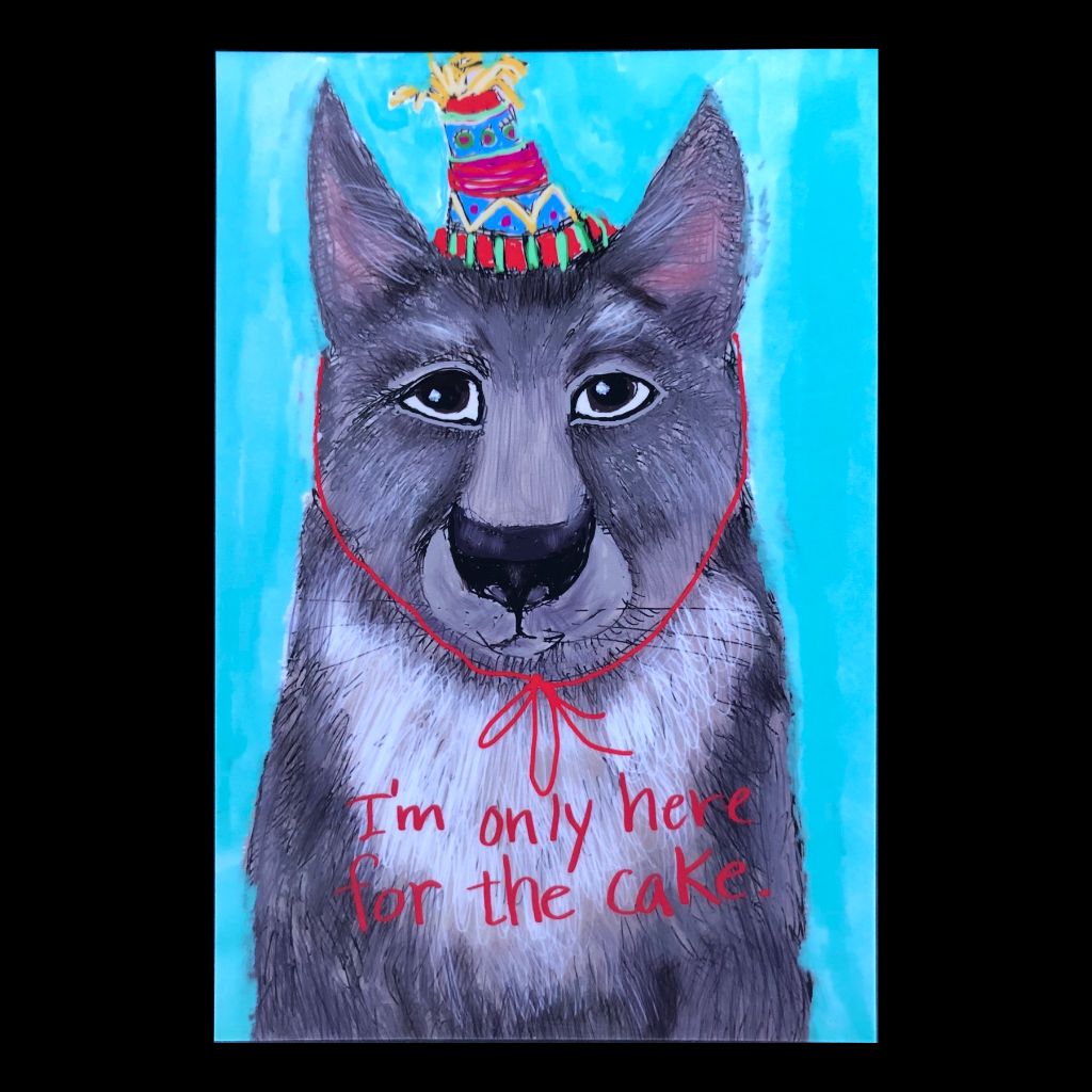 Cake Dog - Postcard