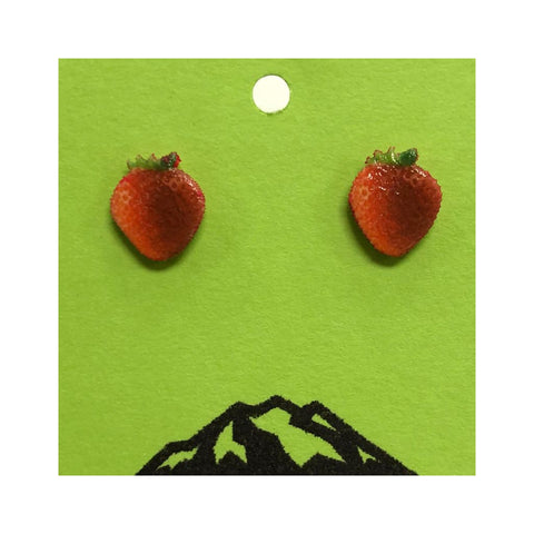 Strawberries Post Earrings