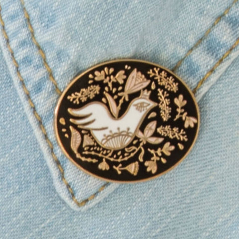 Royal Bird Enamel Pin