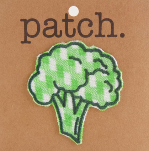 Green Broccoli Fabric Patch