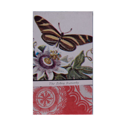 Zebra Butterfly Collage Magnet
