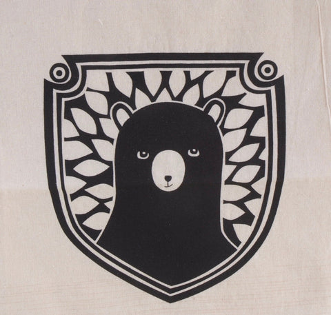 Bear Linen Project Bag