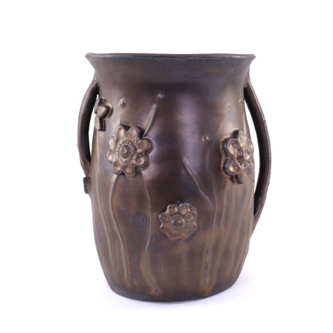 Bronze Vase with Flowers
