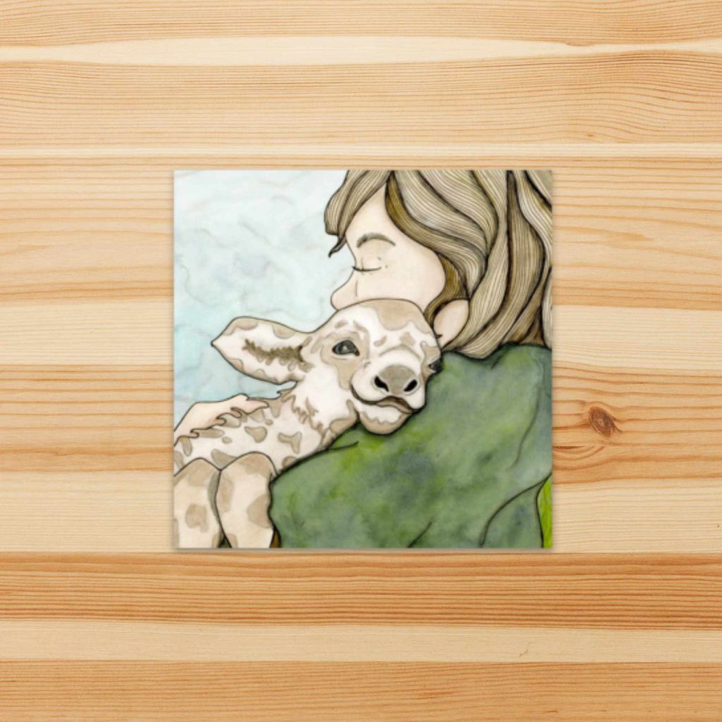 Farm Hugs Sticker