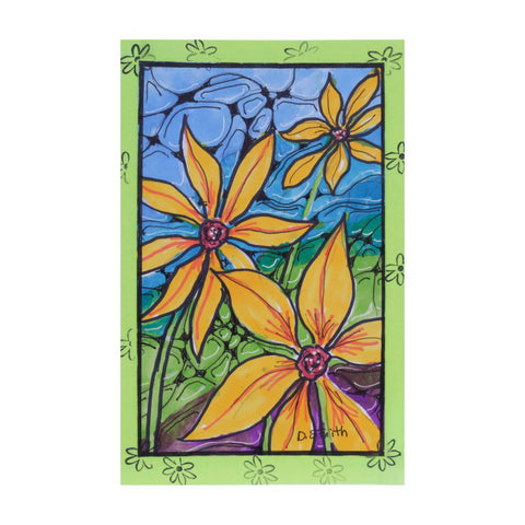 Spring Flowers 06 Neurographic Fine Art Card