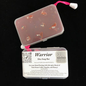 RED WARRIOR-  Dice Soap (D&D 2e Inspired 'CLASSic Series')