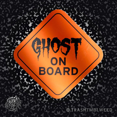 Ghost On Board Sticker