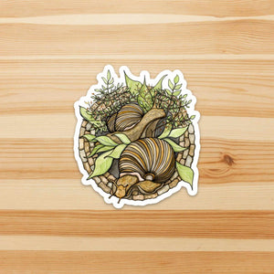 Snail Garden Sticker