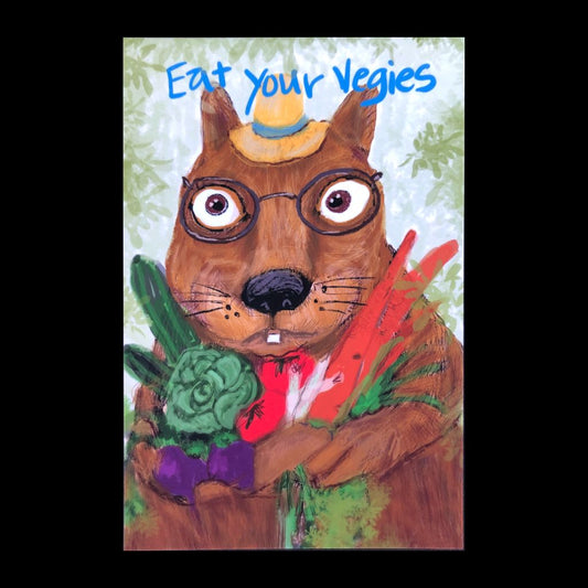 Eat your Veggies - Postcard