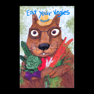 Eat your Veggies - Postcard