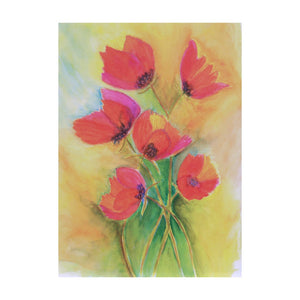 Summer Poppies - Watercolor Card