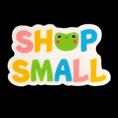 Shop Small Vinyl Sticker