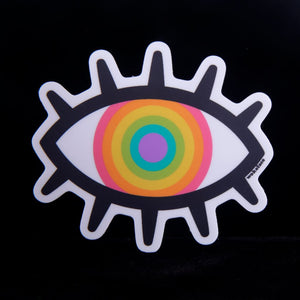 Rainbow Eye Sticker