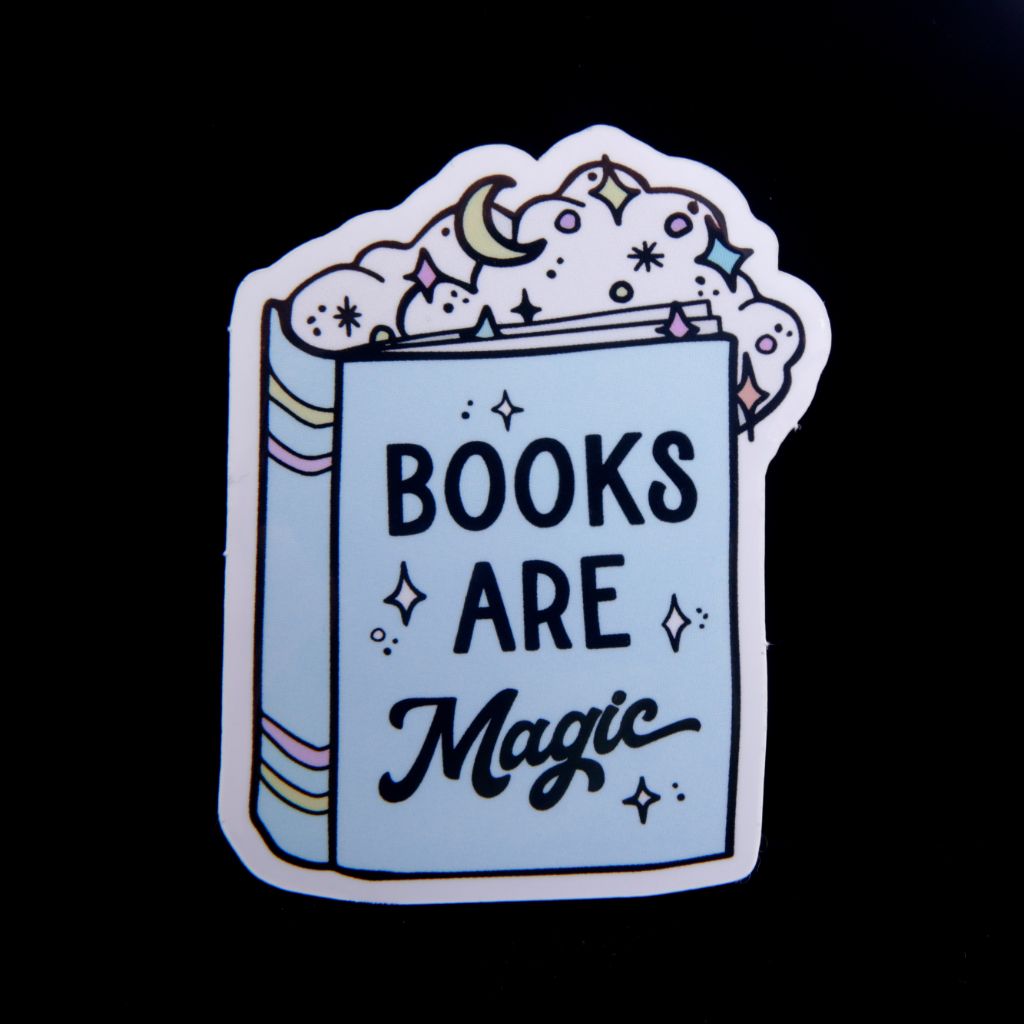 Books Are Magic Sticker