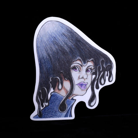Mushroom Girl - Inky Cap Sticker