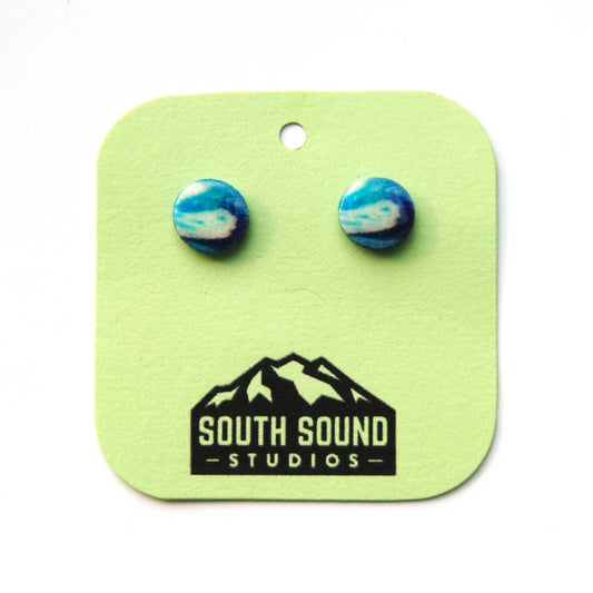 Wave Stud Earrings