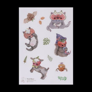 Fall Harvest Collection - Sticker Sheet of Creepycute Friends