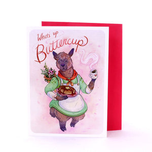What's Up Buttercup? Greeting Card