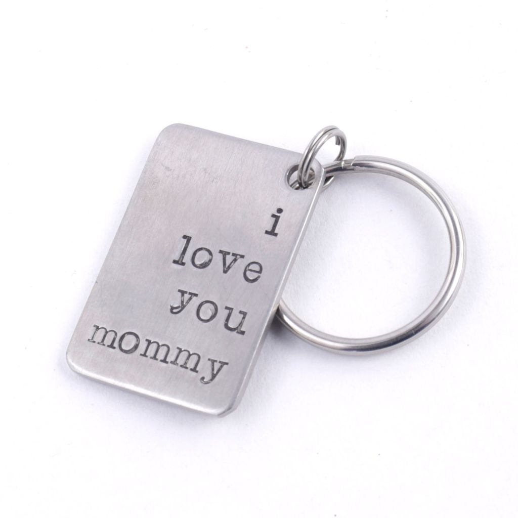 i love you mommy Stainless Steel Key Fob