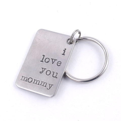 i love you mommy Stainless Steel Key Fob