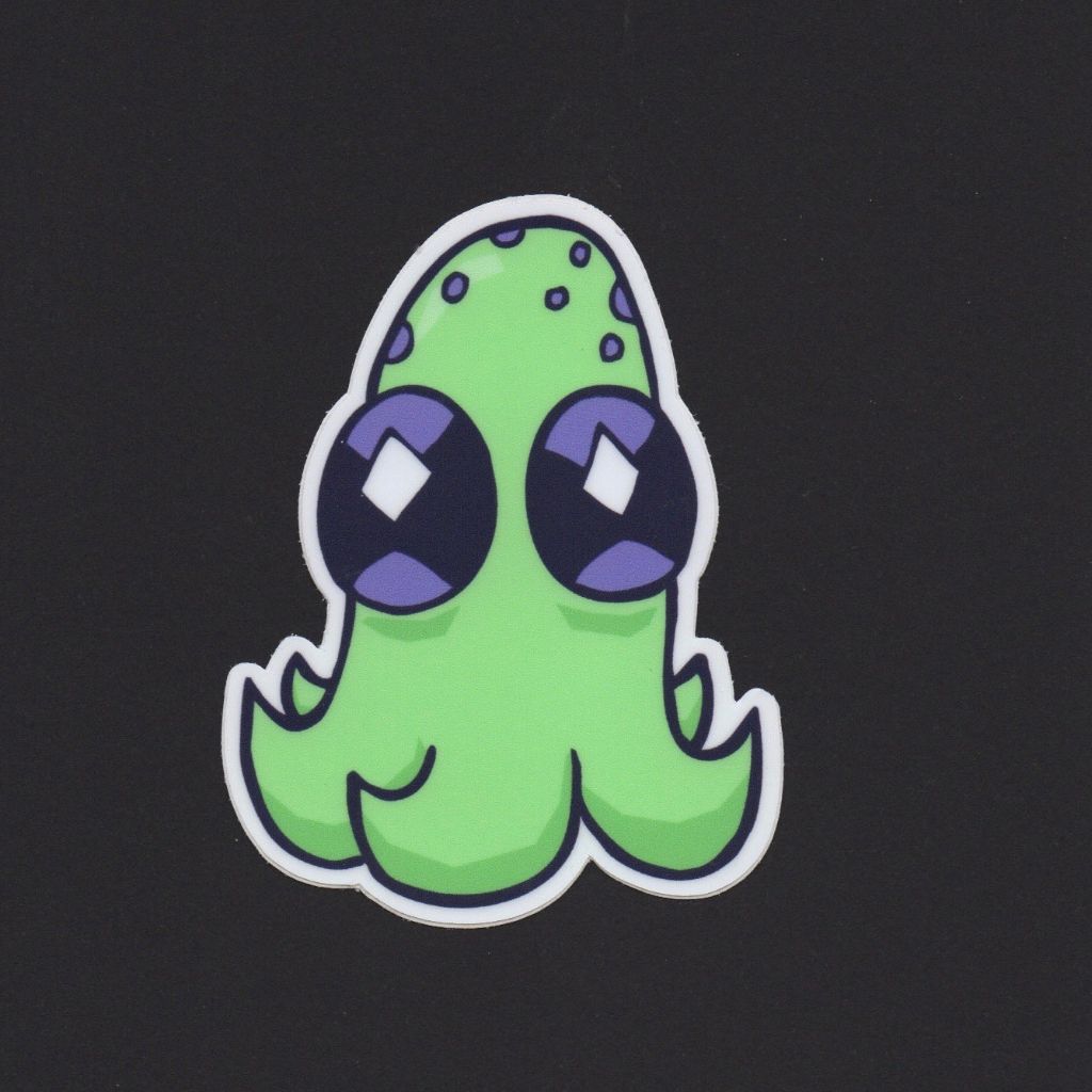 Space Cop Crime Patrol Squid Sticker