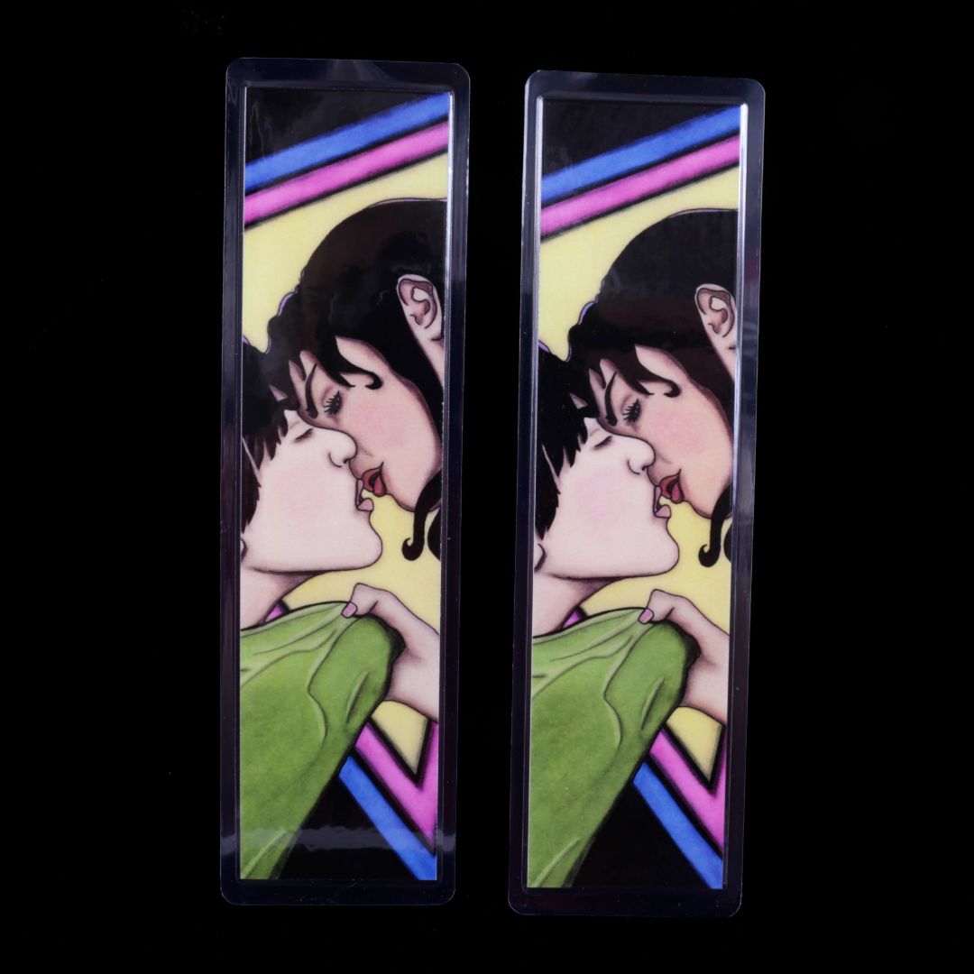 Neon Love Bookmark