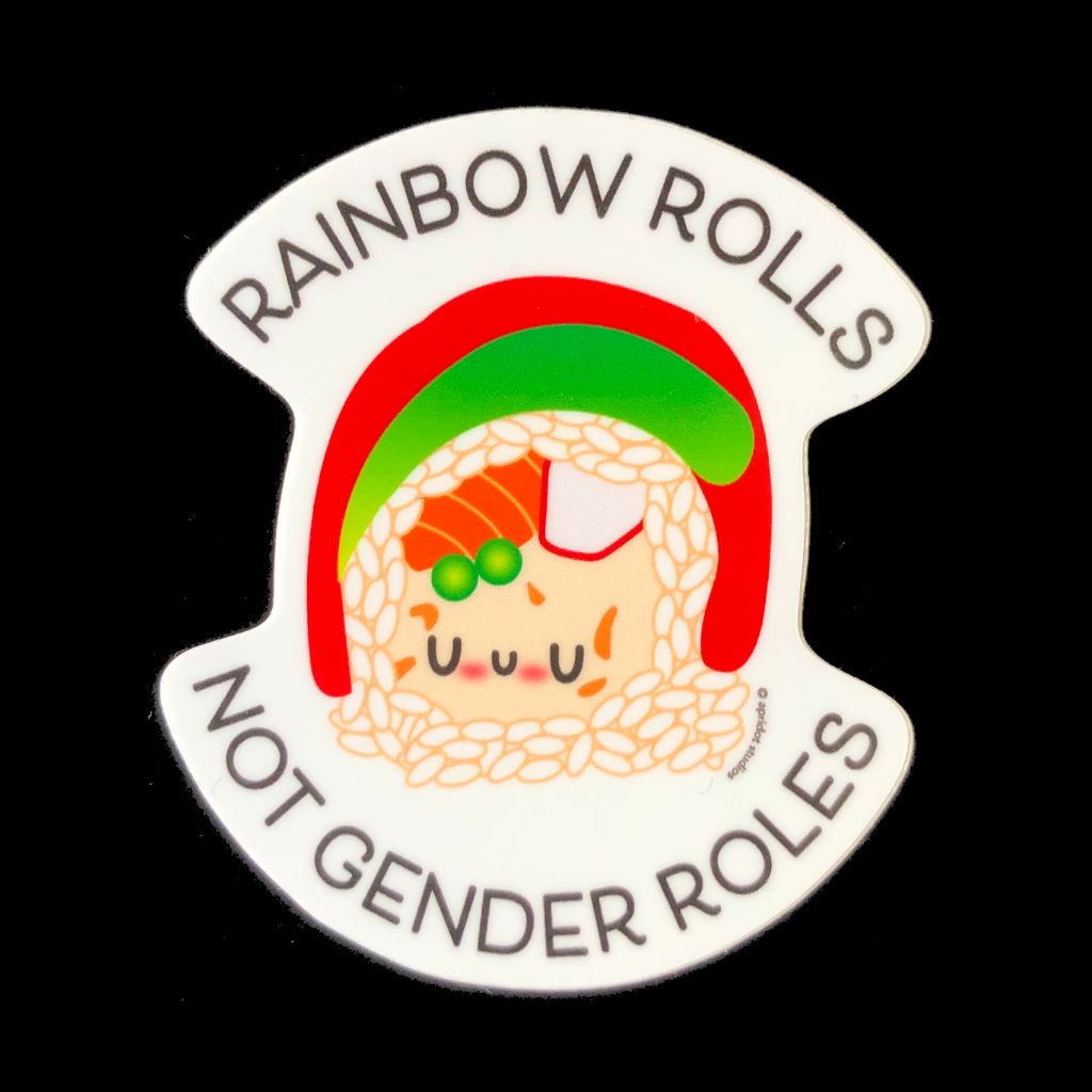 Rainbow Rolls Sticker