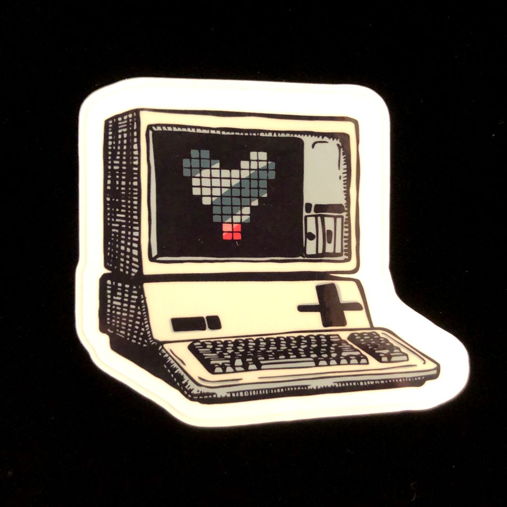 All Out of Love Computer Sticker