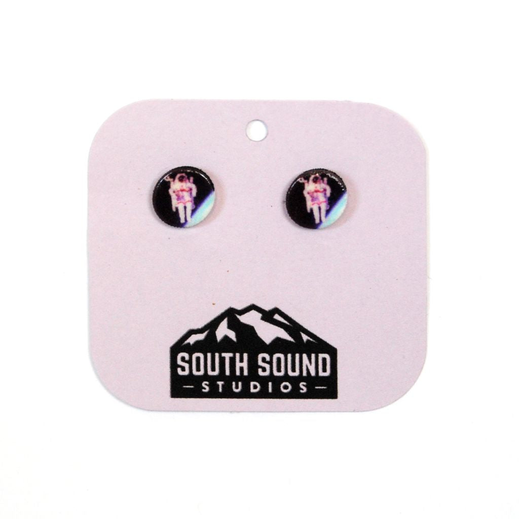 Astronaut Stud Earrings