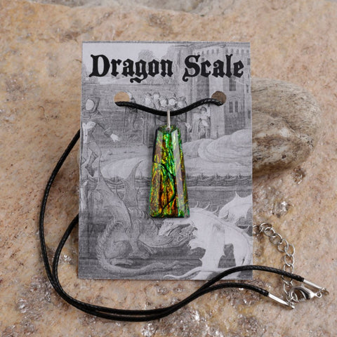 Green Dragon Scale Pendant