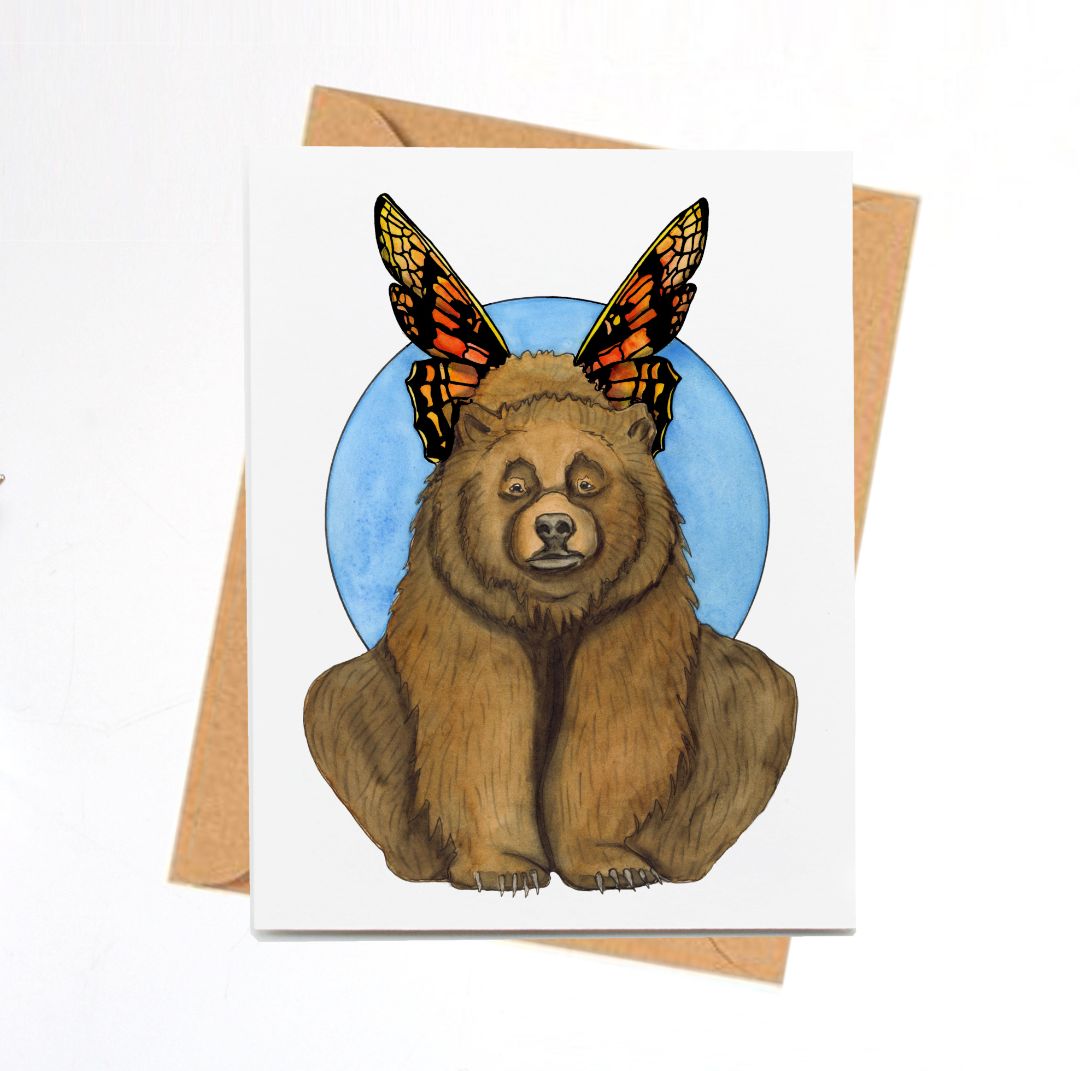 Bear Fae Note Card