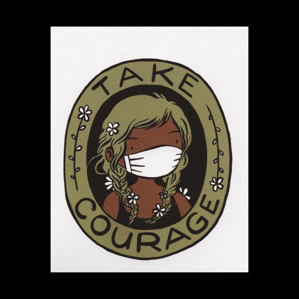 Take Courage Postcard